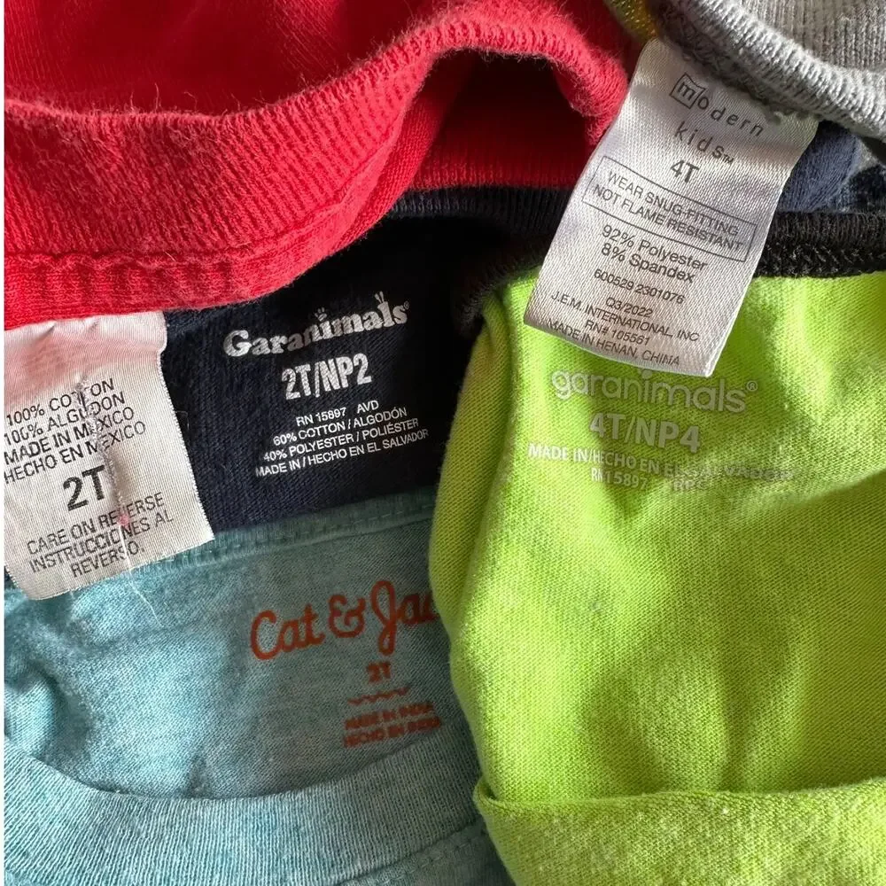 Kids Clothing Bundle Size 2T Boys Shirts